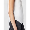 image:imageKARL LAGERFELD Sleeveless Collared Button Front BlouseWhite