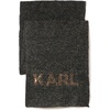 image:imageKARL LAGERFELD Womens Cest La Vie Scarf With SequinsBlack