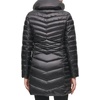 image:imageKARL LAGERFELD Womens Chevron Quilted Full Length Puffer JacketQuilted Black
