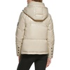 image:imageKARL LAGERFELD Womens Chevron Quilted Short PufferAdjustable Hem Sand