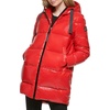 image:imageKARL LAGERFELD Womens Chevron Quilted Short PufferGlossy Scarlet