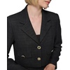 image:imageKARL LAGERFELD Womens Collared Tweed Long Sleeves JacketBlack