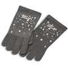 image:imageKARL LAGERFELD Womens Crystal and Pearl Studs GlovesHeather Granite