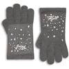 image:imageKARL LAGERFELD Womens Crystal and Pearl Studs GlovesHeather Granite