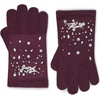 image:imageKARL LAGERFELD Womens Crystal and Pearl Studs GlovesRaisin