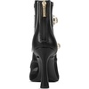 image:imageKARL LAGERFELD Womens Delainey Peep Toe Sandal Bootie With Pearl EmbellishmentsBlackBright White