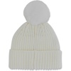 image:imageKARL LAGERFELD Womens Disco Kitty Faux Fur Pom Sparkle Set Hat ScarfIvory