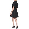 image:imageKARL LAGERFELD Womens Embellished Puff Sleeve Taffeta a Line DressBlack