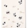 image:imageKARL LAGERFELD Womens Embroidered Karl Hearts Winder ScarfIvory