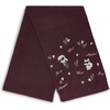 image:imageKARL LAGERFELD Womens Embroidered Karl Hearts Winder ScarfRaisin