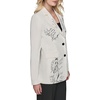 image:imageKARL LAGERFELD Womens Fashion Sketch Detail Fashion BlazerSoft White