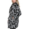 image:imageKARL LAGERFELD Womens Faux Fur Everyday Long Faux FurBlackWhite