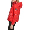 image:imageKARL LAGERFELD Womens Glossy Rain Wear Short PufferScarlet