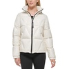image:imageKARL LAGERFELD Womens Glossy Rain Wear Short PufferSnow