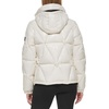 image:imageKARL LAGERFELD Womens Glossy Rain Wear Short PufferSnow