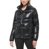 image:imageKARL LAGERFELD Womens Iridescent Patch Pocket Puffer JacketBlack