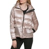 image:imageKARL LAGERFELD Womens Iridescent Patch Pocket Puffer JacketSand
