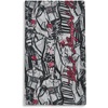 image:imageKARL LAGERFELD Womens Jewel Print Scarf ScarfWhiteBlackRed