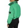 image:imageKARL LAGERFELD Womens Karl Lagerfeld Paris Womens Short Anorack With Logo Sleeve JacketKelly Green