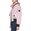 image:imageKARL LAGERFELD Womens Karl Lagerfeld Paris Womens Short Anorack With Logo Sleeve JacketShort Anorack Logo Blush
