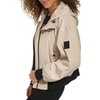 image:imageKARL LAGERFELD Womens Karl Lagerfeld Paris Womens Short Anorack With Logo Sleeve JacketShort Anorack Logo Sand