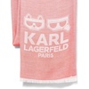 image:imageKARL LAGERFELD Womens KarlChoupette Logo Lightweight PashminaApple Red