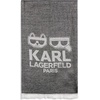 image:imageKARL LAGERFELD Womens KarlChoupette Logo Lightweight PashminaBlack