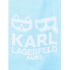 image:imageKARL LAGERFELD Womens KarlChoupette Logo Lightweight PashminaBlue