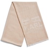 image:imageKARL LAGERFELD Womens KarlChoupette Logo Lightweight PashminaLatte