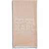 image:imageKARL LAGERFELD Womens KarlChoupette Logo Lightweight PashminaLatte