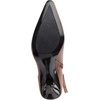 image:imageKARL LAGERFELD Womens Karly Pointed Toe Heeled Ankle Bootie With Belt DetailCognac