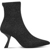 image:imageKARL LAGERFELD Womens Kelsa Pointed Toe Heeled BootieBlack Speckle