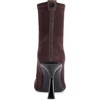image:imageKARL LAGERFELD Womens Kelsa Pointed Toe Heeled BootieChocolate