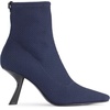 image:imageKARL LAGERFELD Womens Kelsa Pointed Toe Heeled BootieNavy