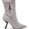 image:imageKARL LAGERFELD Womens Kian Tall Knee High Boot With Stiletto HeelFaux Suede Grey