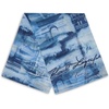 image:imageKARL LAGERFELD Womens Landscape Oversized Holiday ScarfFrench Blue