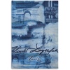 image:imageKARL LAGERFELD Womens Landscape Oversized Holiday ScarfFrench Blue
