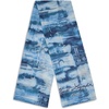 image:imageKARL LAGERFELD Womens Landscape Oversized Holiday ScarfOcean Blue