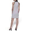image:imageKARL LAGERFELD Womens Light Contrasting Colors Sleeveless Mini DressSoft WhiteBlack