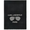 image:imageKARL LAGERFELD Womens Lightweight Krystal Sunglasses PashminaBlack