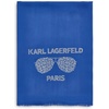 image:imageKARL LAGERFELD Womens Lightweight Krystal Sunglasses PashminaElectric Indigo