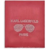 image:imageKARL LAGERFELD Womens Lightweight Krystal Sunglasses PashminaSunset Coral