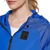 image:imageKARL LAGERFELD Womens Lightweight Logo Track Softshell JacketShort Zip Logo Cobalt