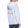 image:imageKARL LAGERFELD Womens Lightweight Logo Track Softshell JacketShort Zip Logo White
