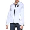 image:imageKARL LAGERFELD Womens Lightweight Logo Track Softshell JacketShort Zip Logo White