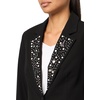 image:imageKARL LAGERFELD Womens Logo Detail Fashion BlazerBlack