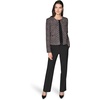 image:imageKARL LAGERFELD Womens Long Sleeve Career JacketRaisin Multi