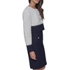image:imageKARL LAGERFELD Womens Long Sleeve Contrasting Colors JacketSoft WhiteMarine