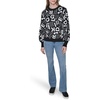 image:imageKARL LAGERFELD Womens Long Sleeve Crew Neck All Over Logo SweaterBlackSoft White