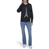 image:imageKARL LAGERFELD Womens Long Sleeve Crew Neck Bejewled Eiffel Tower SweaterBlack